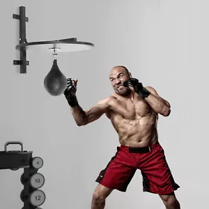 Speed Bag Platform Kit, Attrezzatura Allenamento Boxe Resistente con Palla da Punzonatura - Foto 1 di 17