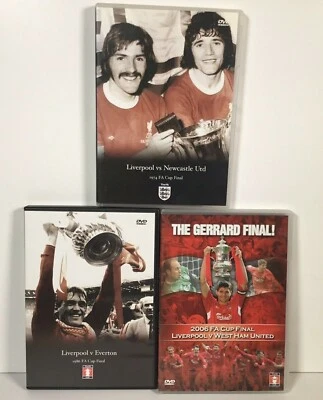 3 Liverpool FC FA Cup Final  Victory  DVD Bundle  1974, 1986, 2006 - Image 1 of 4