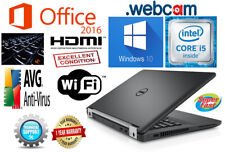 Dell Latitude Laptop Windows 10 Core i5 16GB RAM 500GB WIFI PC Computer HD