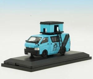 Maßstab 1:43 Toyota Hiace 2015 blau Druckguss Auto Modell Spielzeug Sammlung Geschenk - Bild 1 von 6