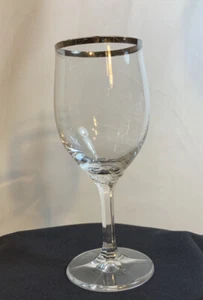 Wedding Ring by Johann Haviland ~ Wine Glass ~Platinum Ring - Picture 1 of 5