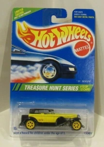 1995 Hot Wheels Treasure Hunt #12 - '31 Doozie Yellow PC6 Duesenberg 1931 - Picture 1 of 2