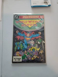 Invasion 2 The Alien Alliance 2 of 3 McFarlane Art! 1988 DC Comic 80 pages! - Picture 1 of 5