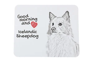 IJslandse herdershond muismat met hond Art-Dog - Afbeelding 1 van 7