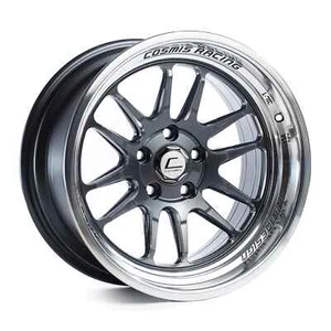 Cosmis Racing XT-206R Gunmetal w/ Machined Lip 18x11 (+8) 5x114.3, 73.1 CB - Picture 1 of 18