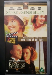 Sense And Sensibility AND Remains Of The Day VHS 1999 - Picture 1 of 4