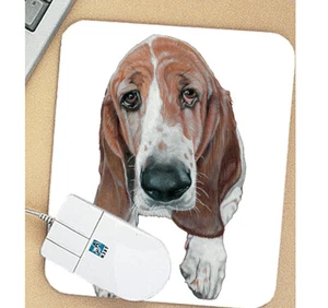 Basset Hound Mouse Pad - Picture 1 of 1