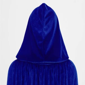 LMYOVE Hooded Velvet Cloak Cape for Kids Adult, Christmas Halloween Costume - Picture 1 of 36