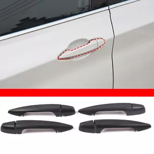 Matte Black Car Exterior Door Handle Trim For BMW 1 Series 2 Series X5 2017-2019 - Picture 1 of 12