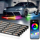 Car Underglow Neon Accent LED Strip Lights App RGB Auto Exterior Underbody Decor