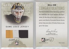 2008 ITG Between the Pipes Game-Used Jersey Silver /30 Manny Fernandez #GUJ-08
