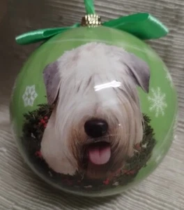 WEICHBESCHICHTETER WEIZENTERRIER ~ WEIHNACHTSKUGELSCHMUCK, bruchsicher  - Bild 1 von 5