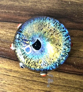 Dichroic Fused Glass Standing Sculpture Paperweight unique rare - Picture 1 of 12