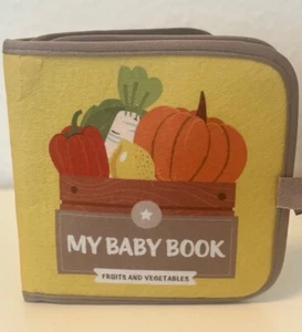Mein Babybuch: Obst und Gemüse. Filz-Kinderbuch für Babys und Kleinkinder - Bild 1 von 9
