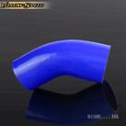 Fit For 2 3/8" To 3.5" 60Mm - 89Mm  Silicone 45 Degree Elbow Reducer Pipe Hose