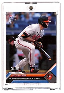 2023 MLB Topps Now Colton Cowser Call-Up BLUE PARALLEL /49 SSP Orioles #529 🔥 - Picture 1 of 2