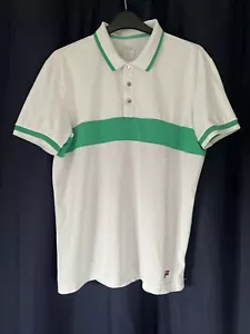 Camiseta Fila Hombre Blanca Con Verde Talla 54/XL - Imagen 1 de 10
