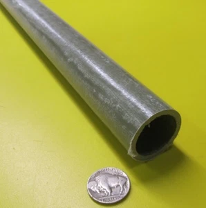 Tubo redondo de fibra de vidrio, verde, 1,25" OD X 1,00" ID x 60" - Imagen 1 de 12