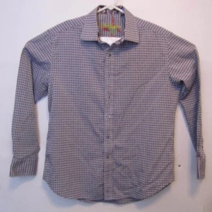 ROBERT GRAHAM Woven Pattern Long Sleeve Shirt Mens Large RN 81913 - Picture 1 of 7
