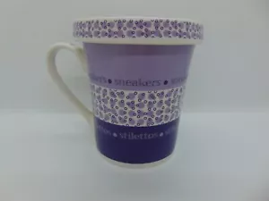 Vintage Harbor East Sneakers Stilettos Tea Cup 8 oz. with Lid - Picture 1 of 8