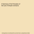 A Summary Of The Principles Of The Law Of Simple Contracts Plumptre Claude Char