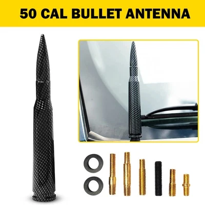 ANTENA BALA FIBRA CARBONO CAL 50 para CHEVROLET SILVERADO GMC SIERRA 1500/2500 Foto 1 de 4