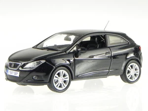 Seat Ibiza SC 3-door black diecast model car 1/43 - Picture 1 of 4