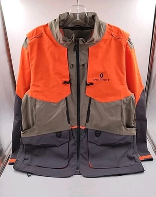 Mens Size L Hunting Jacket Instinct Waterproof Prairie Runner Coat (#L3-D7) - Image 1 of 4