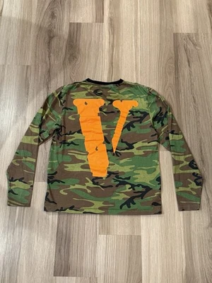 Vlone Friends Camo Long Sleeve Shirt Size Small - Image 1 of 4