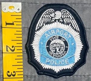 Rara toppa obsoleta Omaha Nebraska NE polizia aeroportuale - Foto 1 di 2