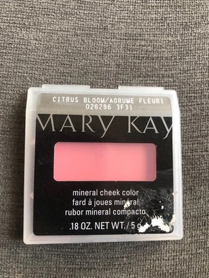 New In Package Mary Kay Mineral Cheek Color Blush Citrus Bloom Full Size - Image 1 of 3