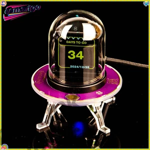GeekMagic WiFi UFO Weather Clock with 3 Day Forecast and Multiple Alarms - Picture 1 of 9