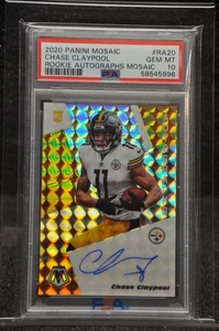 2020 Panini Mosaic Rookie Autographs Mosaic #RA20 Chase Claypool PSA 10 - Bild 1 von 2