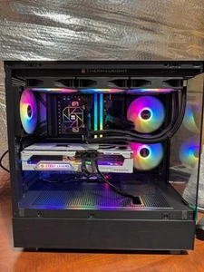 Gold Gaming PC - AMD Ryzen 9800X3D, RX 9070XT 32GB RAM, 1TB SSD, 850W - Picture 1 of 2