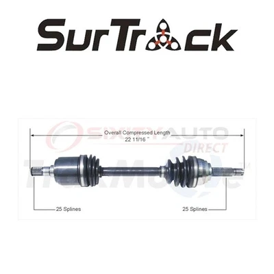 SurTrack CV Axle Assembly for 1979-1982 Plymouth Champ 1.4L 1.6L L4 - yi - Image 1 of 4