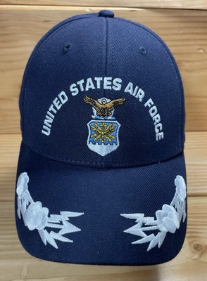 美国空军比赛棒球帽刺绣帽子可调节 — 第 1/4 张图片