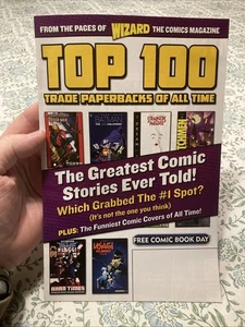 Wizard Top 100 Trade Paperbacks aller Zeiten Free Comic Book Day FN - Bild 1 von 1