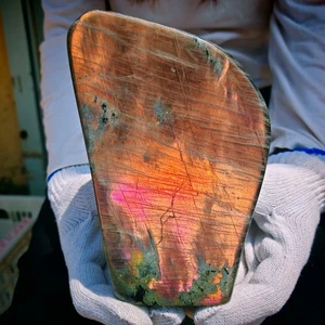 2,75 Pfund TOP Natürlicher Lila Licht Labradorit Quarz Spektrolit Kristall - Bild 1 von 17