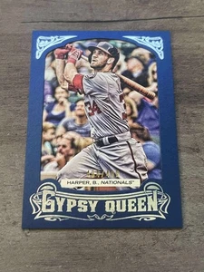 BRYCE HARPER 2014 TOPPS GYPSY QUEEN BLUE FRAMED BORDER /499 PHILLIES #100 - Picture 1 of 2