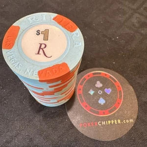 Fichas de póker de casino Riviera Hotel Casino de $1 (20)😎👀 Excelente estado. - Imagen 1 de 3