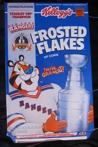 NEW YORK RANGERS FROSTED FLAKES CEREAL BOX 1994 STANLEY CUP CHAMPIONS NHL - Picture 1 of 8
