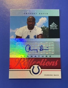 2005 UD Reflections NFL Signature - AUTO autograph RC - Anthony Davis COLTS - Picture 1 of 3