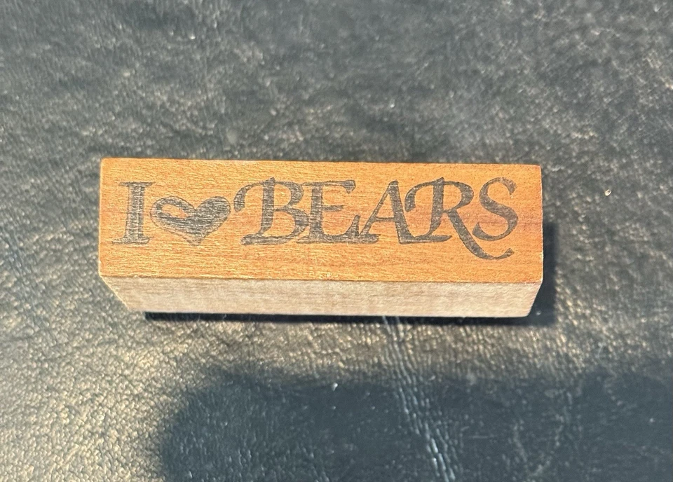 Sello de goma I Love Bears - A0012 Foto 1 de 3