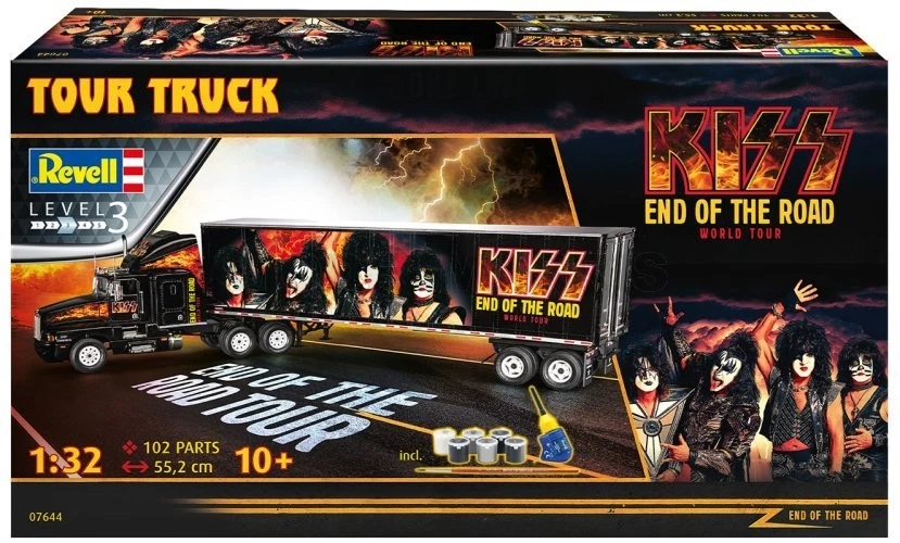 Revell Hobby - 1/32 Gift Set Kiss Tour Truck