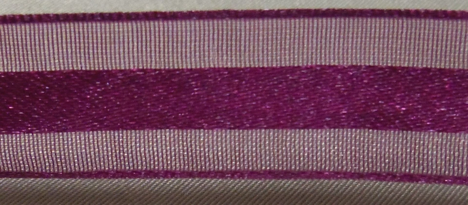 10 yds SHEER & SATIN NYLON CORSAGE RIBBON  5/8"  (choice of 16 colors) - Image 1 of 1