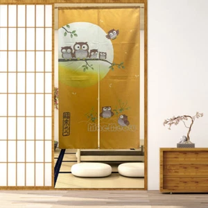 Tapiz divisor de habitación cortina japonesa alambre dorado de alta calidad - Imagen 1 de 6