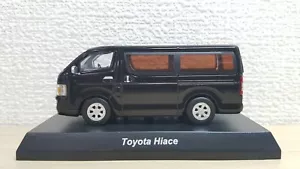 1/64 Kyosho TOYOTA HIACE NEGRO modelo de coche diecast - Imagen 1 de 3