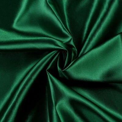 10 Yard Satin Fabric Sewing Craft DIY Wedding Party Décor Silky Sateen fabric NW - Image 1 of 4