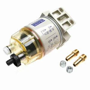 Fuel Water Separator Marine Kit R12T 120AT NPT for 3/8 Inch NPT Outboard Motors - Picture 1 of 12