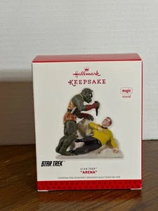 Hallmark Keepsake 2013 Tree Ornament Star Trek Arena Captain Kirk Versus Gorn - Picture 1 of 2